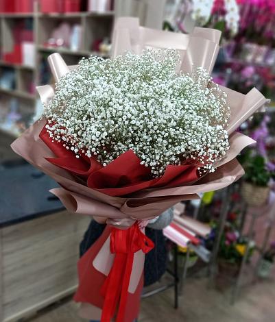 Букет цветов из: Гипсофила в Орда