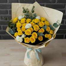 Букет цветов из:  Розы в Орда