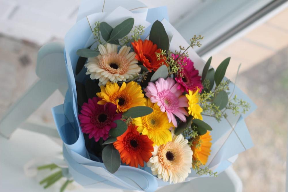 Букет цветов из: Герберы в Орда