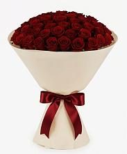 Букет 101 Бордовая роза Блэк Бакарра в Орда
