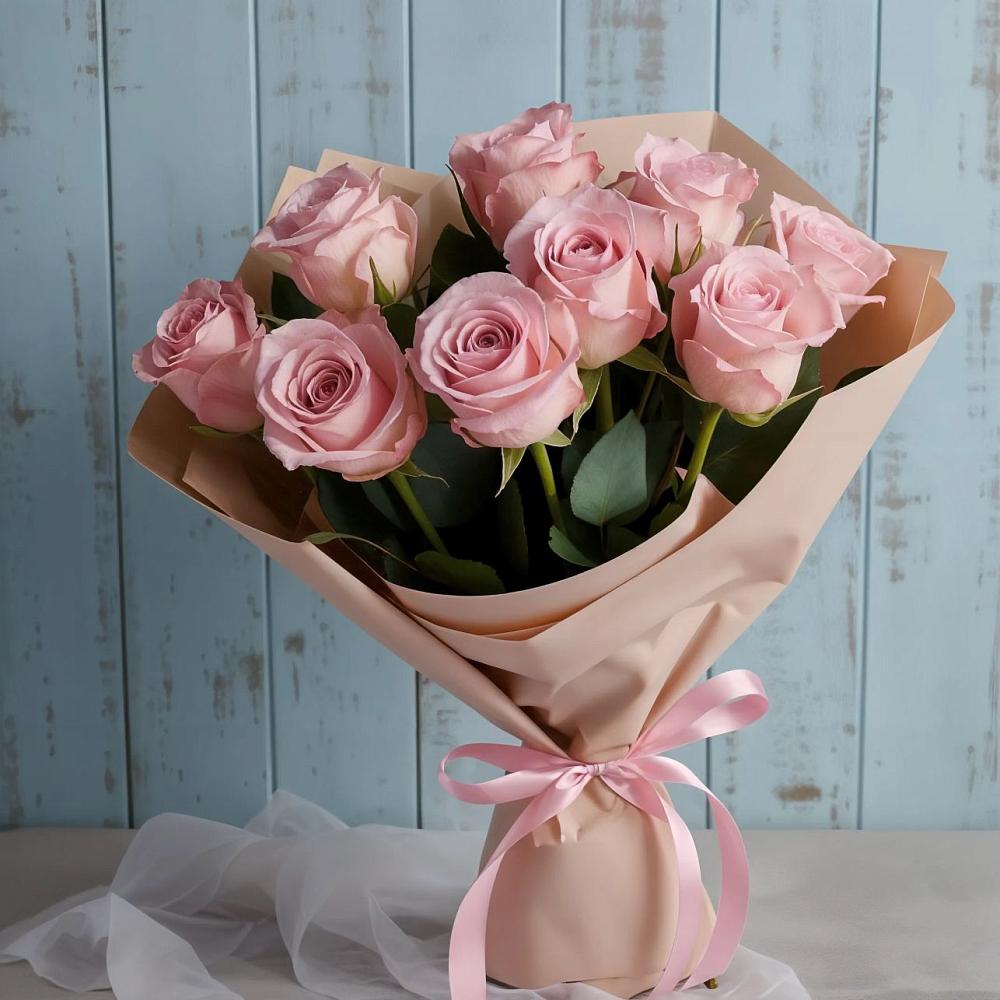 Букет цветов из: Розы в Орда