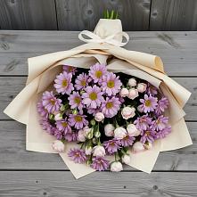 Букет цветов из:  Розы и Хризантемы в Орда