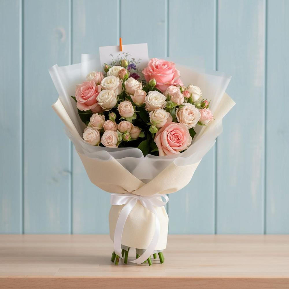 Букет цветов из: Розы в Орда