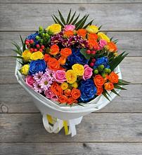 Букет цветов из:  Розы и Хризантемы в Орда
