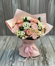 Букет цветов из:  Гвоздики, Розы и Хризантемы в Орда