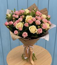 Букет цветов из:  Розы в Орда