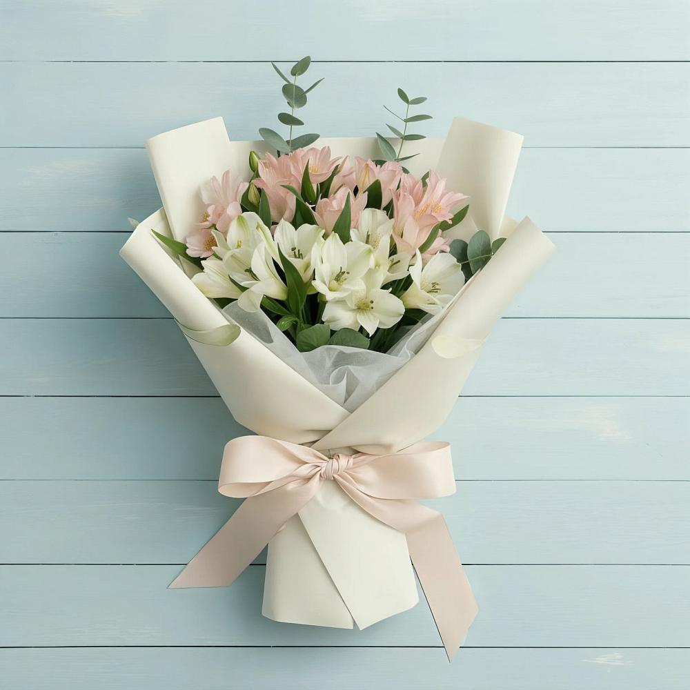 Букет цветов из: Альстромерии в Орда