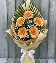 Букет цветов из:  Герберы в Орда