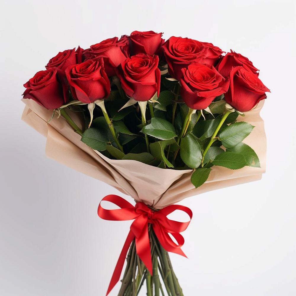Букет 11 Красных роз Эдлесс Лав в Орда