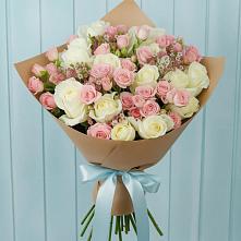 Букет цветов из:  Розы в Орда