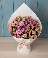 Букет цветов из:  Розы в Орда